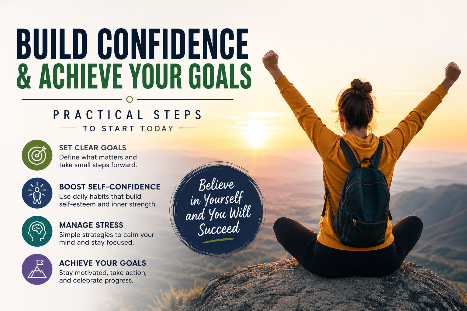 Practical Steps to Build Confidence and Achieve Your Goals Today